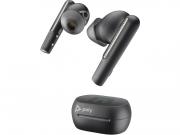 Poly Voyager Free 60+ UC M Bluetooth Carbon Black Earbuds + BT700 USB-C Adapter + Touchscreen Charge Case