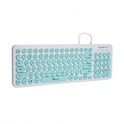 Jellybean U2000 Keyboard and Mouse- White & Mint