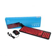 Jellybean U2000 Keyboard and Mouse- Black & Red