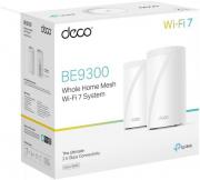 Home Mesh Deco BE65 BE9300 Whole Home Mesh WiFi 7 System - 2 Pack