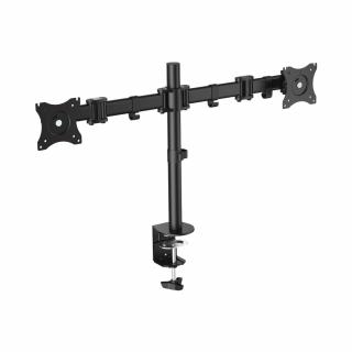 Economy Steel Dual Monitor LCD Vesa Desk Mount For most 13