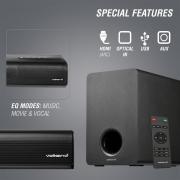 Shockwave Series 120W 2.1 Soundbar