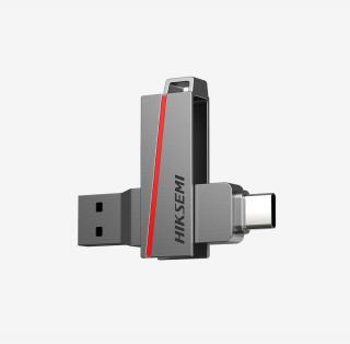 Dual Slim USB 32GB USB 3.2 Type-C Flash Drive - Grey 