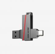 Dual Slim USB 256GB USB 3.2 Type-C Flash Drive - Grey