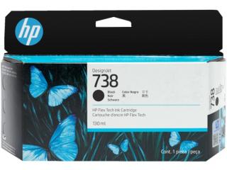 738 130-ml Black DesignJet Ink Cartridge 