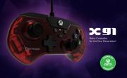 X91 Wired Retro Controller - Ruby Red