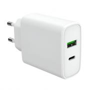 38W USB Type-C & USB A QC 3.0 Wall Charger - White (GWCUC38W)