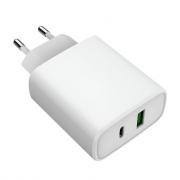 38W USB Type-C & USB A QC 3.0 Wall Charger - White (GWCUC38W)