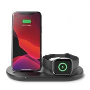 BoostCharge 3-in-1 Wireless Charger for Apple Devices - Black