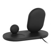 BoostCharge 3-in-1 Wireless Charger for Apple Devices - Black