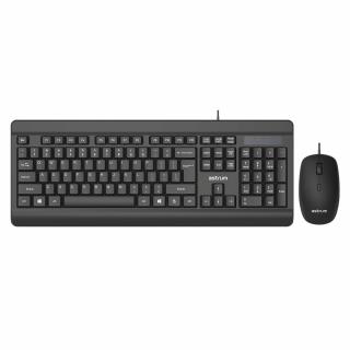 KC130 USB Desktop Keyboard & Mouse Combo - Black 