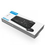 KC130 USB Desktop Keyboard & Mouse Combo - Black