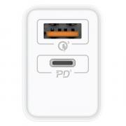 OnePlug 25W 2-Port Mini Wall Charger - White