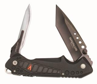 EXP Tactical Double Folding Knife - Black 