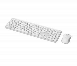 Signature Slim Combo MK950 Wireless Keyboard and Mouse Combo - Off White 