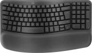 Ergo Series Wave Keys Palm Support Wireless Keyboard - Graphite