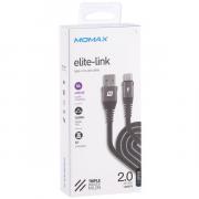 EliteLink USB-C to USB-A 5A Triple Braided Cable 1.2m - Space Grey