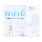 Home Mesh Deco X10 AX1500 Whole Home Mesh Wi-Fi 6 System - 2 Pack