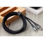 EliteLink USB-C to USB-A 5A Triple Braided Cable 2m - Space Grey