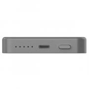 Q.Mag Power 6 Magnetic 5000mAh Wireless Power Bank - Space Grey