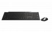 8210M Multi-mode Wireless Desktop Keyboard & Mouse Set - Black