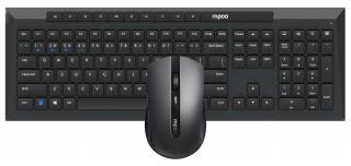 8210M Multi-mode Wireless Desktop Keyboard & Mouse Set - Black 