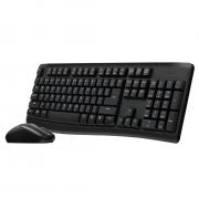 X1800Pro Wireless Desktop Keyboard & Mouse Set - Black