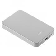 Q.Mag Power 6 Magnetic 5000mAh Wireless Power Bank - Silver