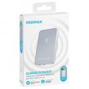 Q.Mag Power 6 Magnetic 5000mAh Wireless Power Bank - Silver