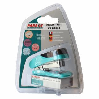 ST3050D Mini Stapler & Staples (1000x26/6) - Blue 