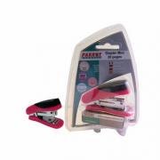 ST3050P Mini Stapler & Staples (1000x26/6) - Pink