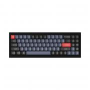 Q7 QMK RGB Custom Red G Pro Mechanical Keyboard - Black