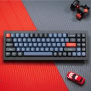 Q7 QMK RGB Custom Red G Pro Mechanical Keyboard - Black