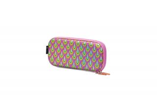 Rainbow EVA Moulded Pencil Case - Pink 