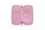 Rainbow EVA Moulded Pencil Case - Pink