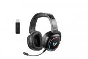 VX Gaming Stealth Series Wireless RGB Gaming Headset - Black