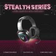 VX Gaming Stealth Series Wireless RGB Gaming Headset - Black