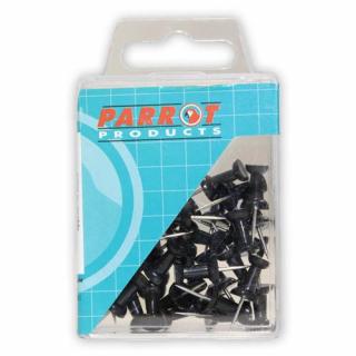 BA3001B Black Push Pins - Box of 30 