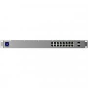 USW-16-POE (42W) 16-Port Layer 2 PoE Switch with 2 x SFP Ports