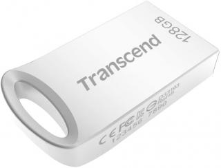 JetFlash 710 Series 128GB Flash Drive - Silver (TS128GJF710S) 