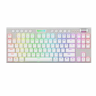 K621W Horus Pro RGB Wireless And BT 5.0 Mechanical Gaming Keyboard - White 