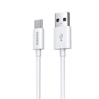 CB308 USB to Type-C 1m 3 Amps Charge & Sync Cable - White 