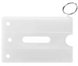 TC003H Card Holder with Key Ring - Opaque 