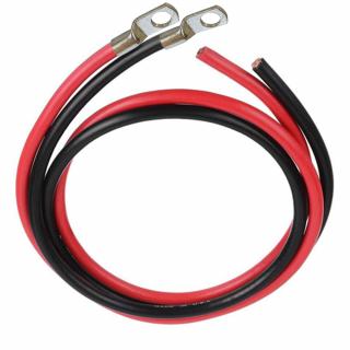 25mm100A Made Up 2M Cable For Inverter - Black 